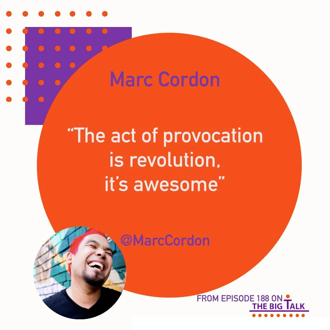 Episode 188 Dare Your Audience to Be Better with Marc Cordon